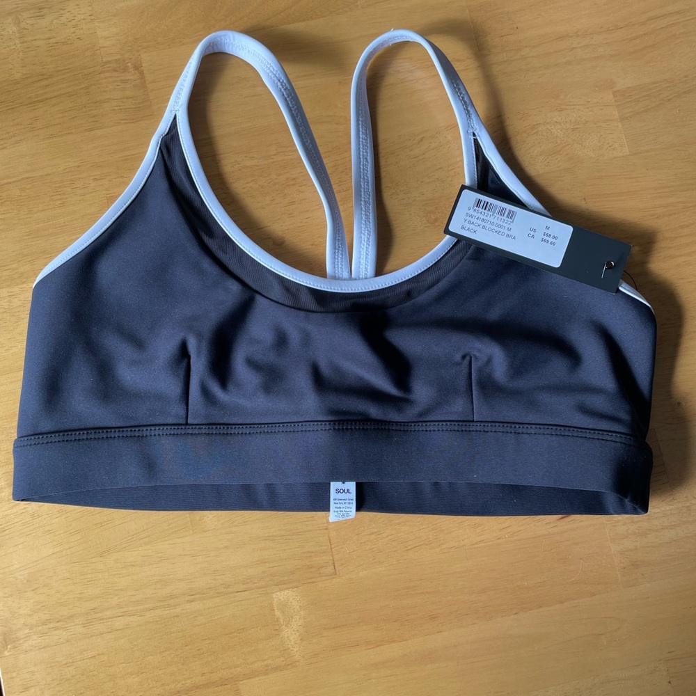 Lululemon/Soul - Y Back Blocked Bra - Black